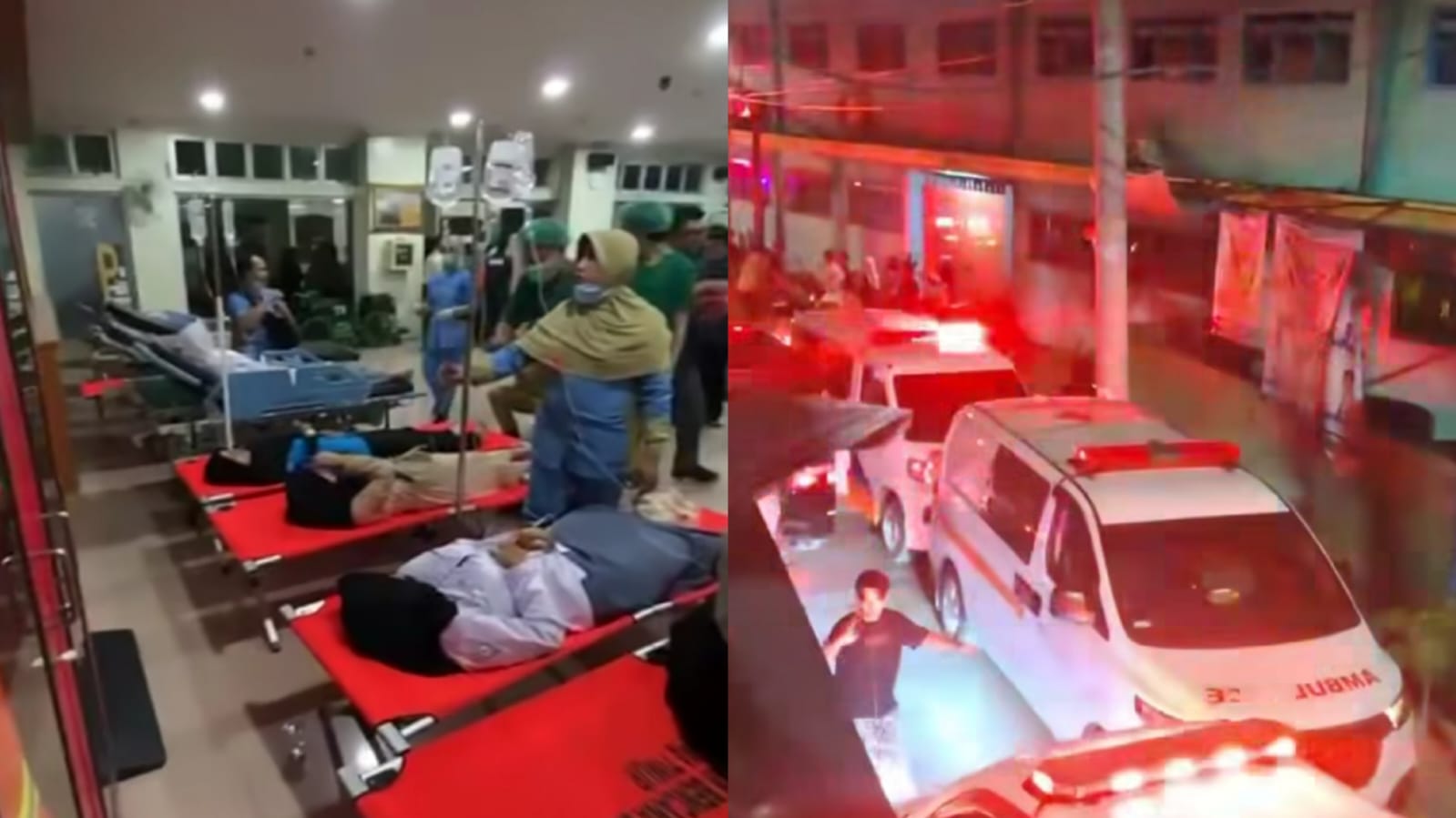 Kasus dugaan keracunan MBG di Ponpes Manba'ul Hikam, Sidoarjo, Jawa Timur. (Threads/vivinsy24)