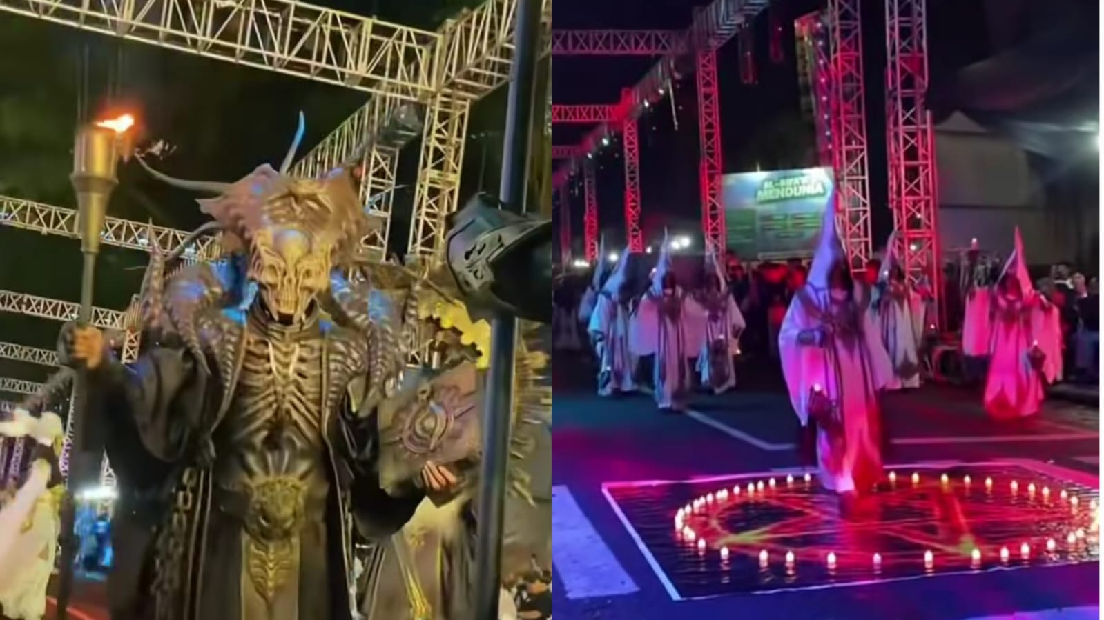 Atraksi karnaval SKNC 2026 di Pekalongan viral (Threads/al.imansyaf) Atraksi karnaval SKNC 2026 di Pekalongan viral (Threads/al.imansyaf)