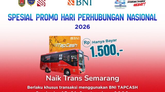Trans Semarang memberikan promo Harhubnas 2026 (foto: Trans Semarang)