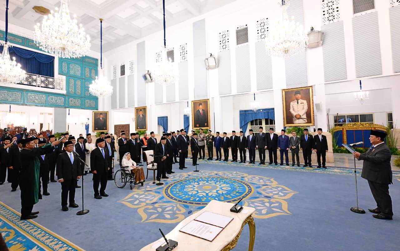 Pelantikan 26 Watimpres, Jumat 2 Oktober 2026 (foto: Kementerian Sekretaris Negara RI) Pelantikan 26 Watimpres, Jumat 2 Oktober 2026 (foto: Kementerian Sekretaris Negara RI)