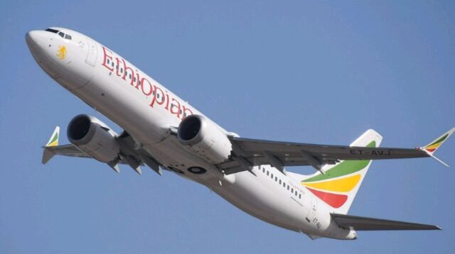 Pesawat Ethiopia Airline.