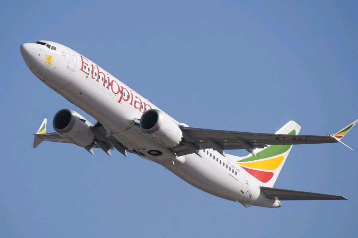 Pesawat Ethiopia Airline.