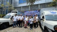 PDAM Tirta Moedal Kota Semarang mendapatkan bantuan mobil Unit Reaksi Cepat (URC) dari Belanda (matasemarang.com/ Lia Dina)