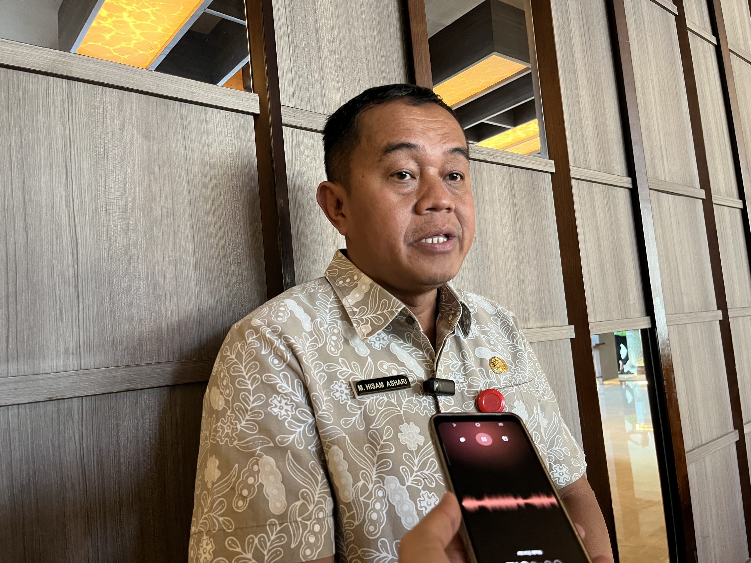 Kepala Bidang Sumber Daya Alam dan Drainase DPU Kota Semarang M. Hisam Ashari (matasemarang.com/ Lia Dina)