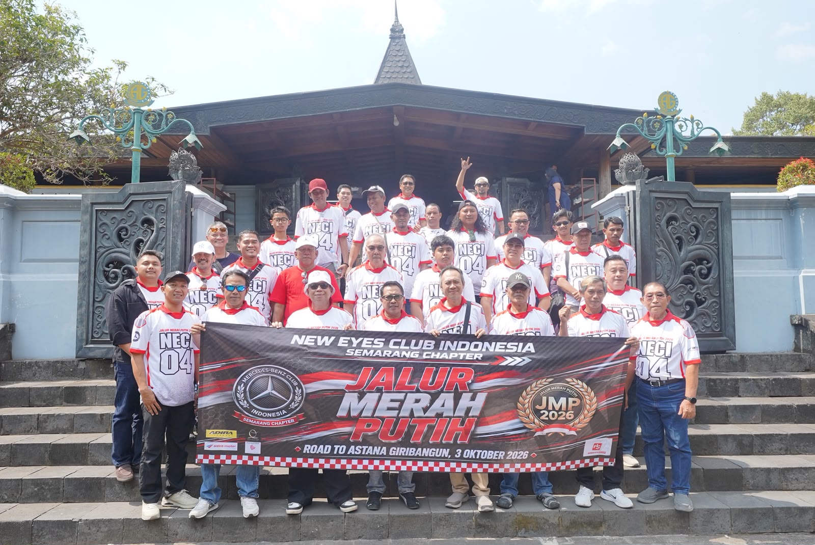 NECI 04 Semarang gelar touring Jalur Merah Putih