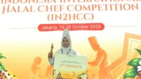 Naila Ziyadatil Husna, santri PPFF Semarang, meraih Juara 3 Halal Chef Competition subkategori pondok pesantren di IN2HCC 2026, Jakarta, 14-18 Oktober 2026 Naila Ziyadatil Husna, santri PPFF Semarang, meraih Juara 3 Halal Chef Competition subkategori pondok pesantren di IN2HCC 2026, Jakarta, 14-18 Oktober 2026