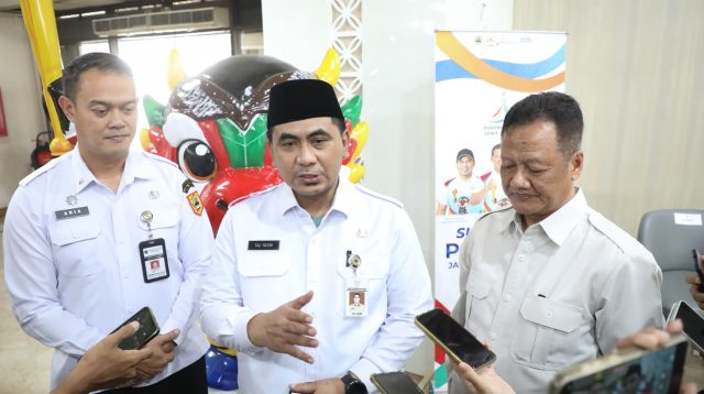 Wakil Gubernur Jawa Tengah Taj Yasin Maimoen memberikan keterangan pers terkait kesiapan dan dampak ekonomi penyelenggaraan Porprov Jateng XVII 2026 di Kantor Gubernur Jateng, Semarang, Rabu 21 Oktober 2026 (foto: Pemprov Jateng)